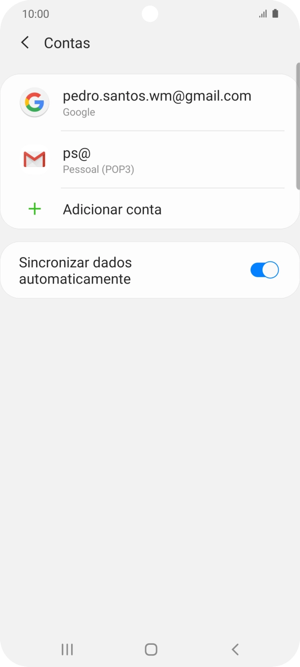 Prima a tecla de início para terminar e voltar ao ecrã inicial.