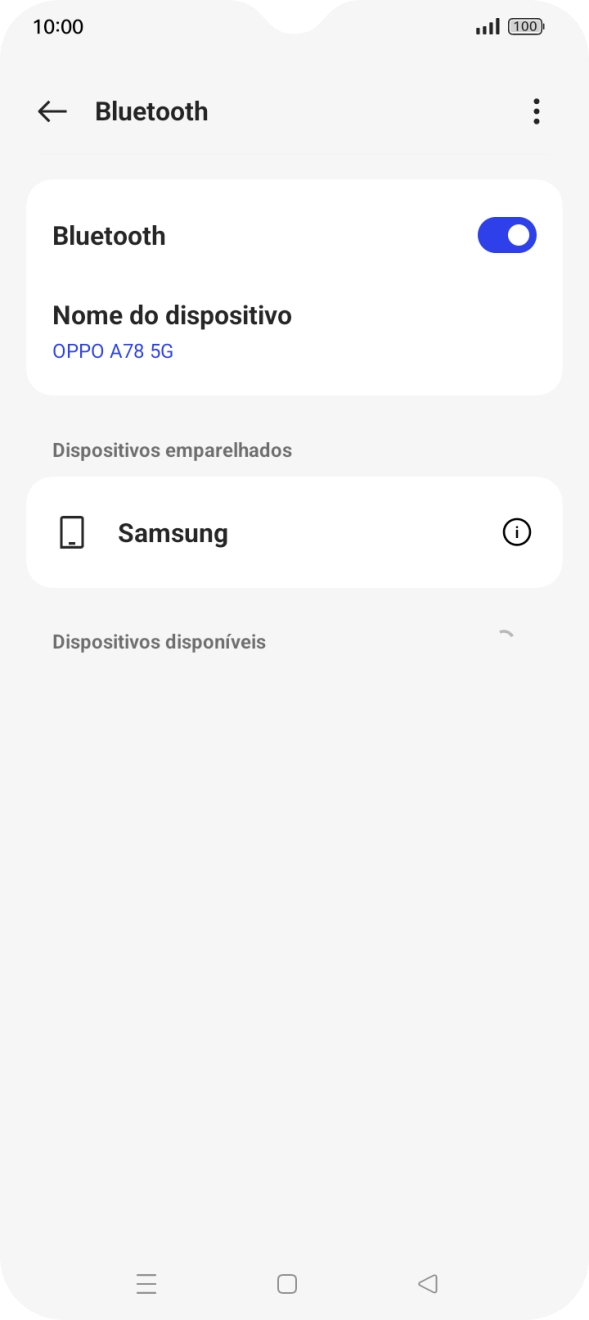 Prima a tecla de início para terminar e voltar ao ecrã inicial.