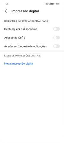 Prima Nova impressão digital.