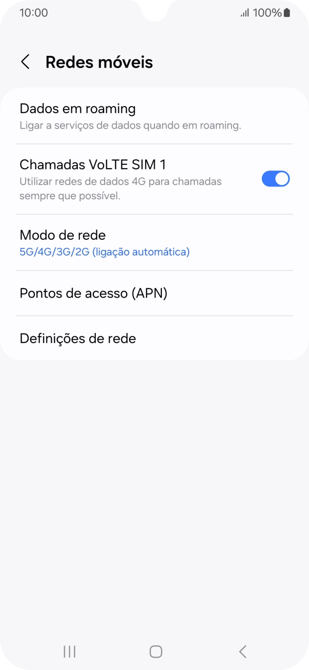 Prima Pontos de acesso (APN).