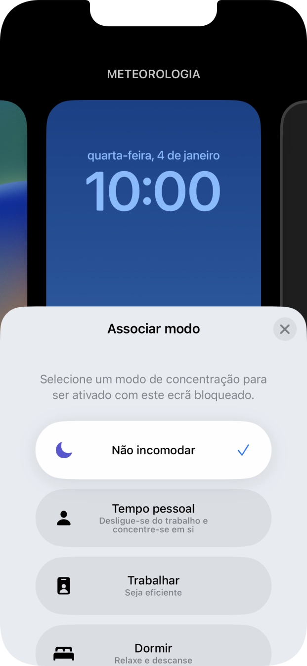 Prima o ícone de encerramento.