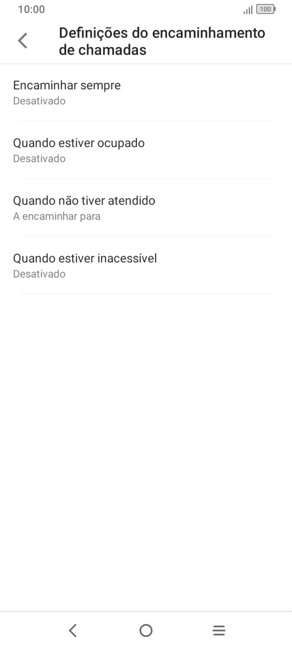 Prima a tecla de início para terminar e voltar ao ecrã inicial.