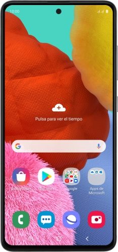Imagen 1: Vista frontal del Samsung Galaxy A51 - LightGray