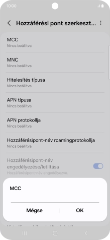 Írd be azt, hogy 216, és válaszd az OK lehetőséget.