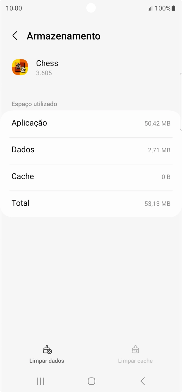 Prima a tecla de início para terminar e voltar ao ecrã inicial.