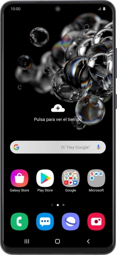Imagen 1: Vista frontal del Samsung Galaxy S20 Ultra 5G - Black