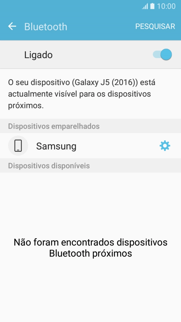 Prima a tecla de início para terminar e voltar ao ecrã inicial.
