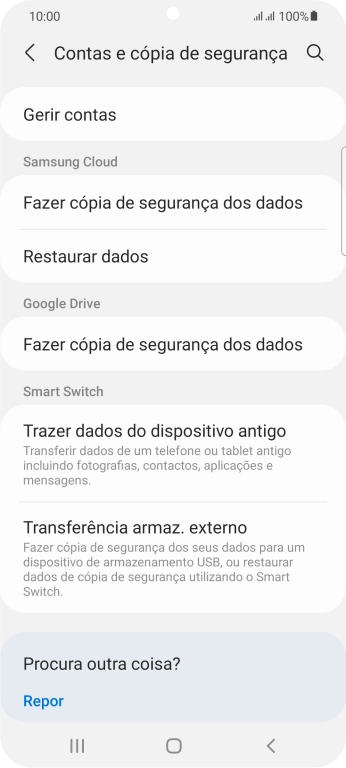 Prima Gerir contas.