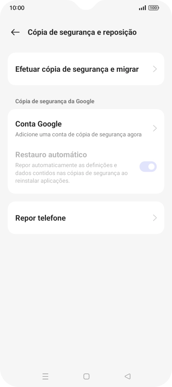 Prima Repor telefone.