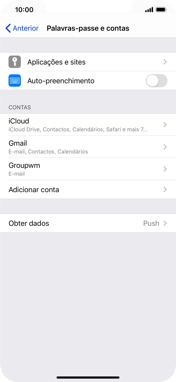 Prima a conta pretendida.