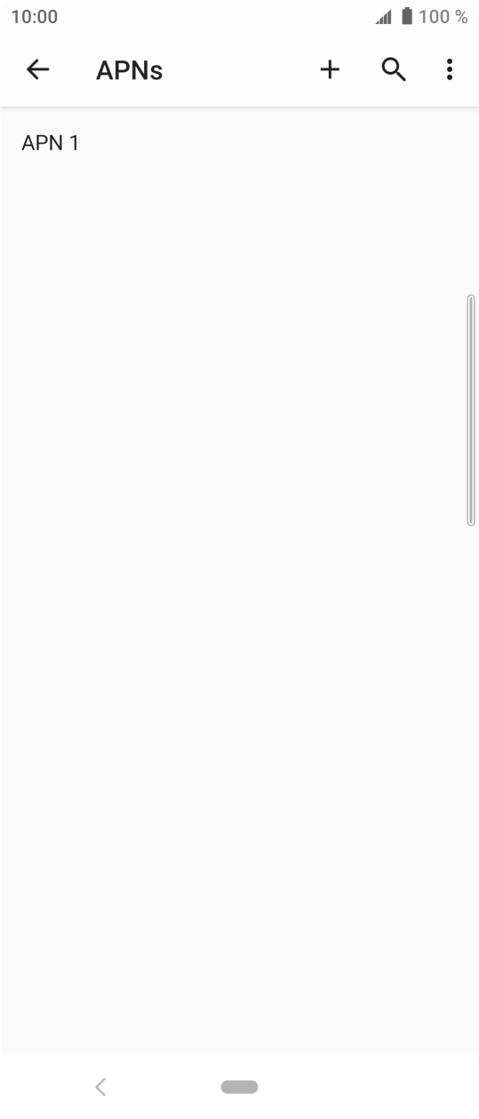Prima o ícone de nova ligação de dados.