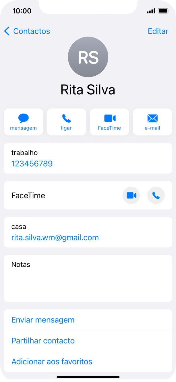 Prima o número pretendido.