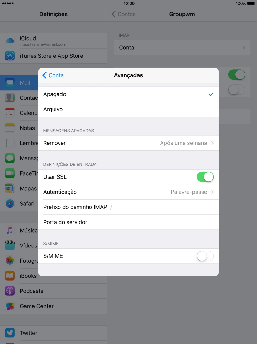 Prima Porta do servidor.