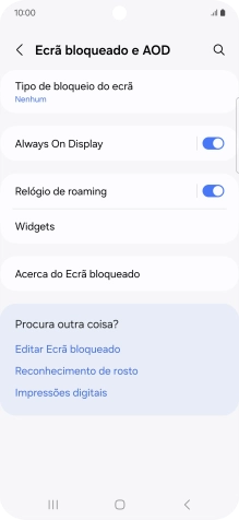 Prima a tecla de início para terminar e voltar ao ecrã inicial.