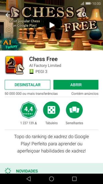 Prima DESINSTALAR.