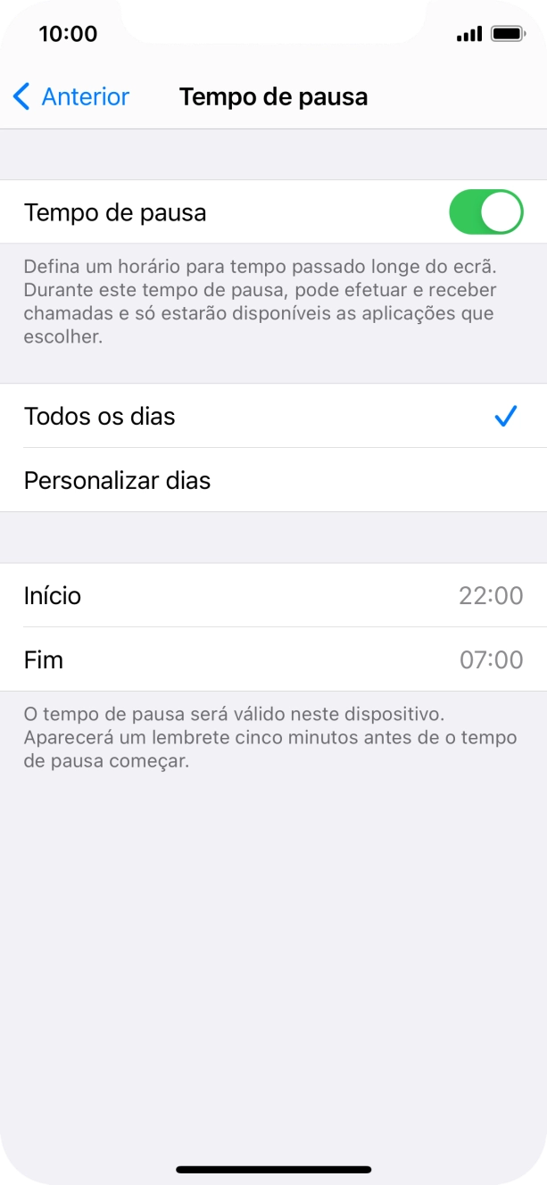Prima a seta para a esquerda.