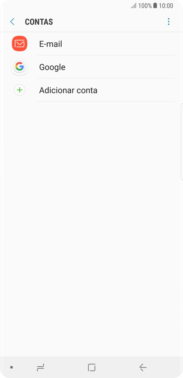 Prima a tecla de início para voltar ao ecrã inicial.