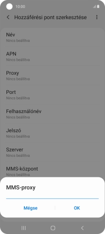 Írd be azt, hogy 80.244.097.002, és válaszd az OK lehetőséget.