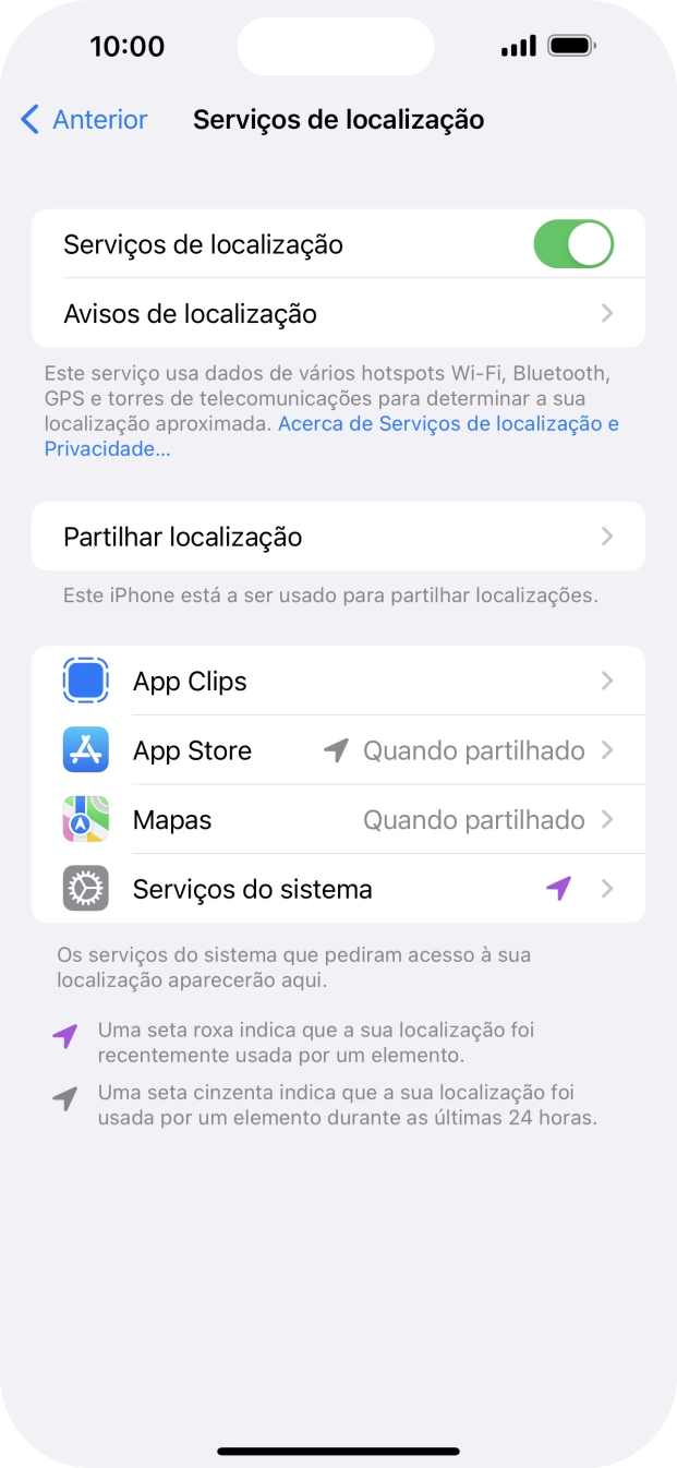 Prima a app pretendida.