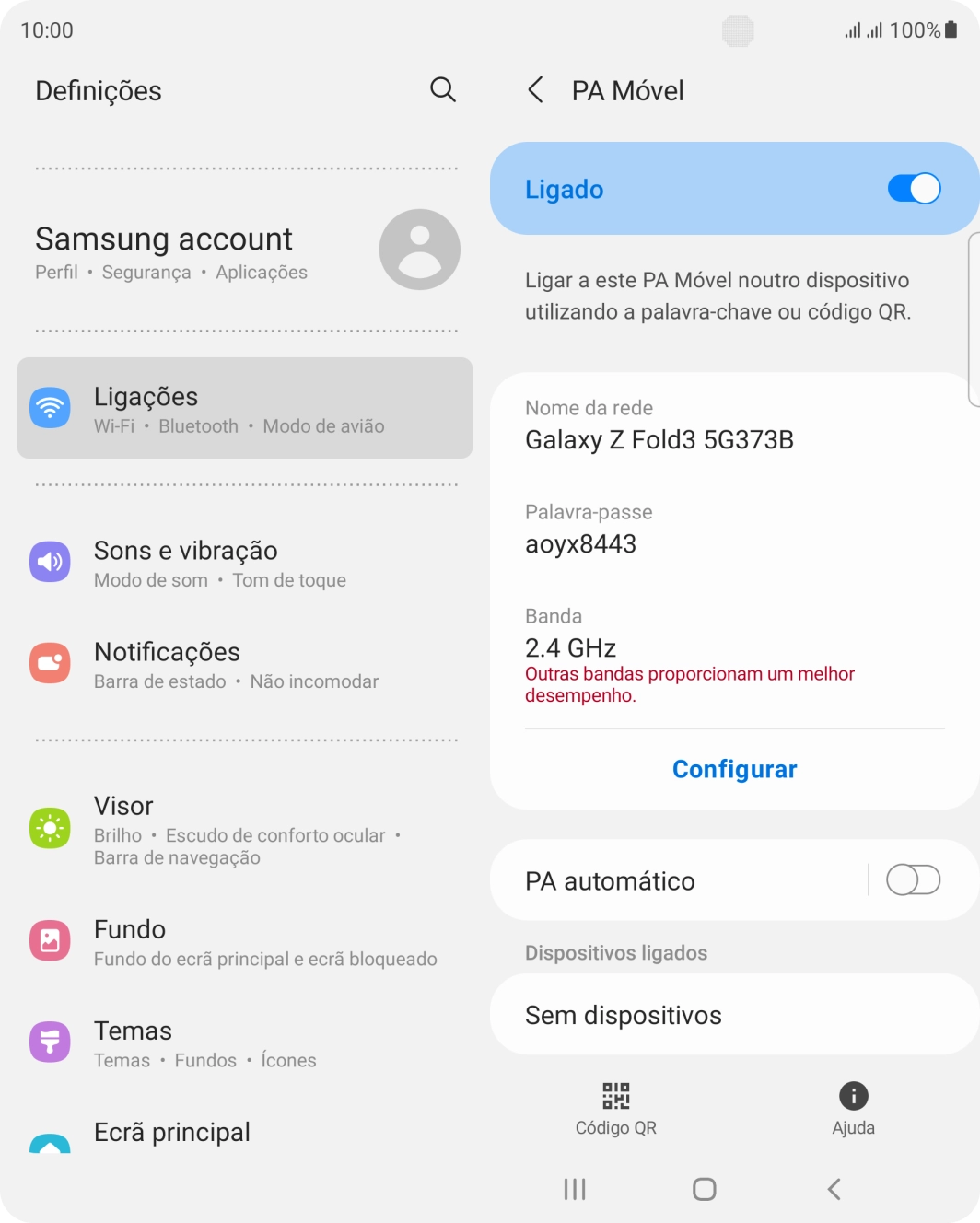 Prima a tecla de início para terminar e voltar ao ecrã inicial.