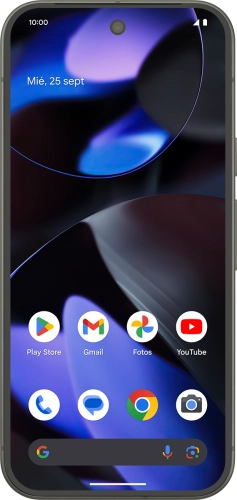Imagen 1: Vista frontal del Google Pixel 9 - Black