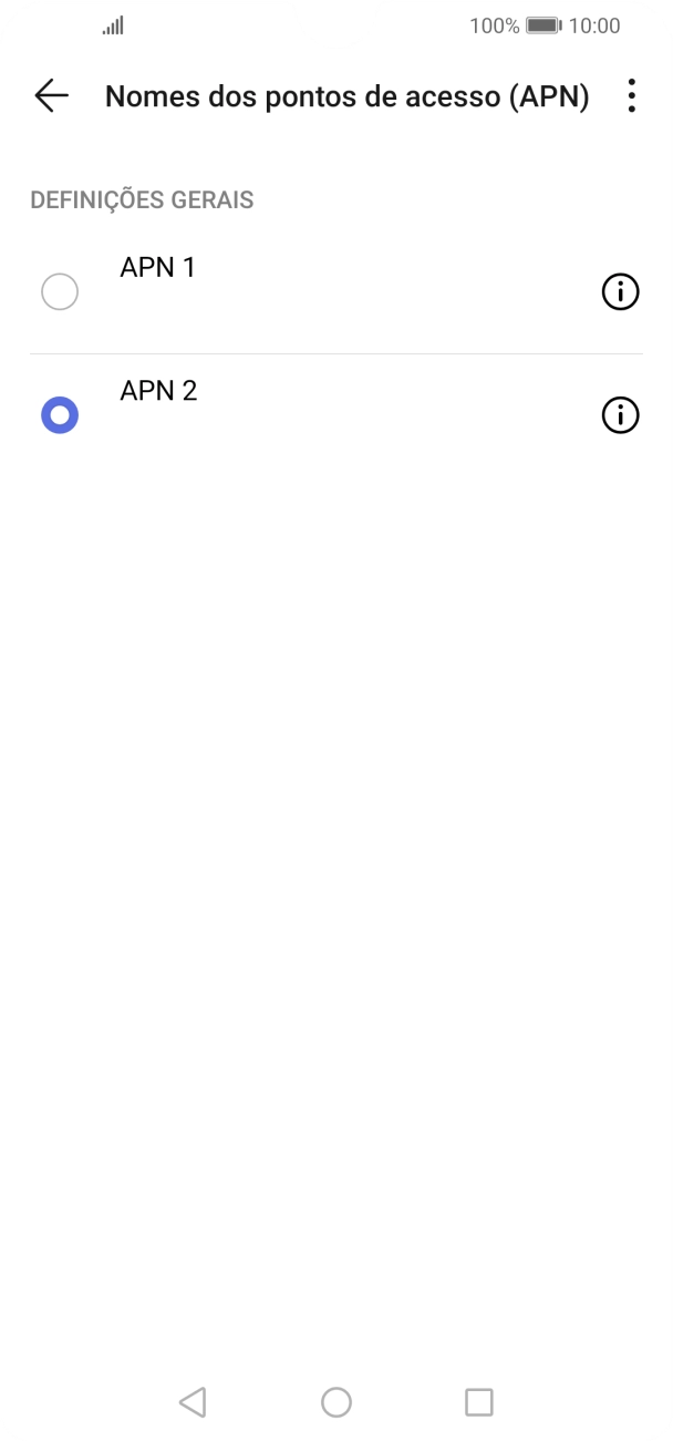Prima a tecla de início para terminar e voltar ao ecrã inicial.