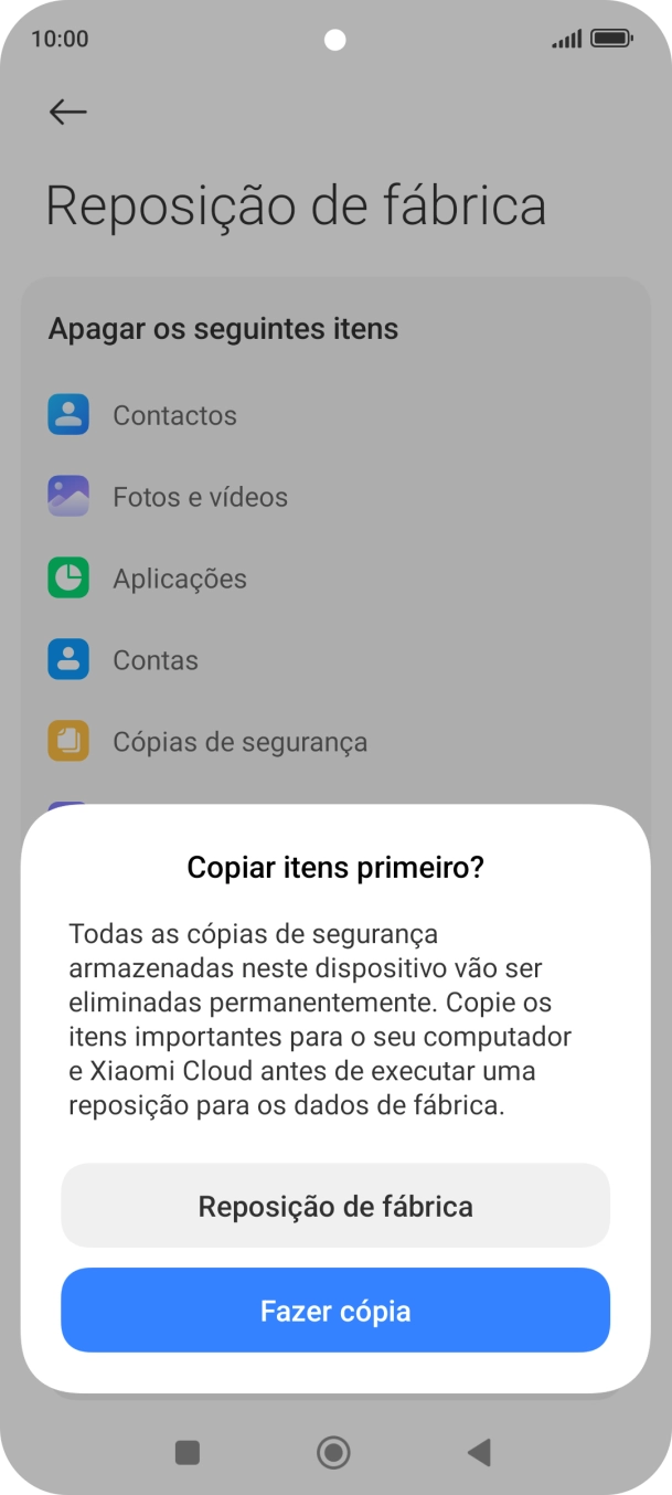 Prima Reposição de fábrica.