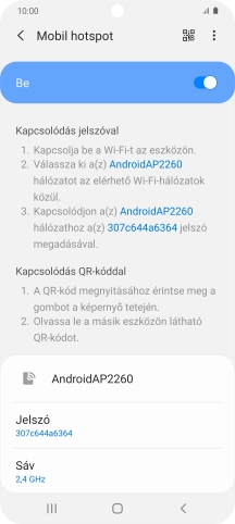 A befejezéshez, és ahhoz, hogy visszatérhess a főképernyőhöz, nyomd meg a főgombot.