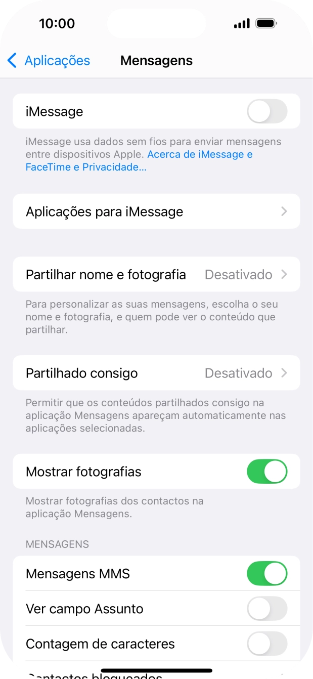 Para voltar ao ecrã inicial, deslize o dedo de baixo para cima a partir da base do ecrã.