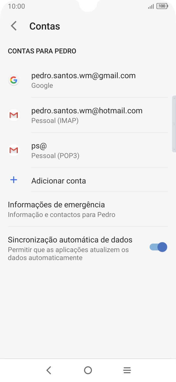 Prima o indicador junto a 