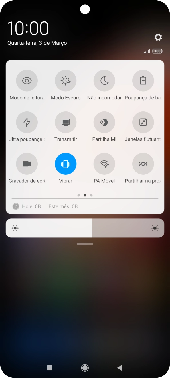 Prima Poupança de bateria para ativar a função.
