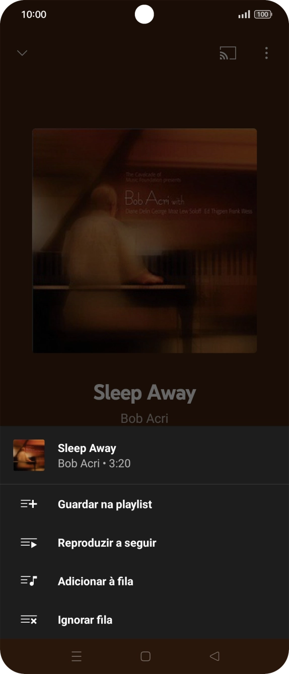 Prima Guardar na playlist.