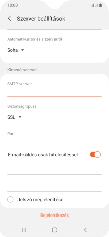 Nyisd le az „Biztonság típusa” alatt legördülő menüt.