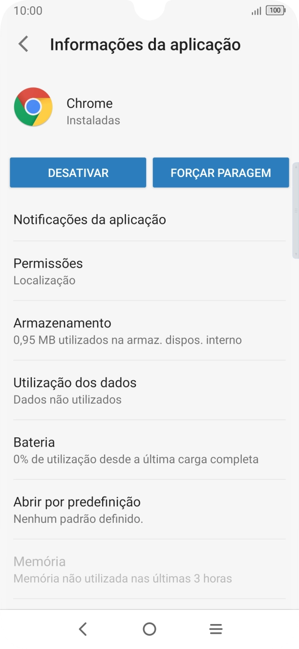 Prima Notificações da aplicação.