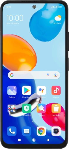 Imagen 1: Vista frontal del Xiaomi Redmi Note 11 - DarkGray