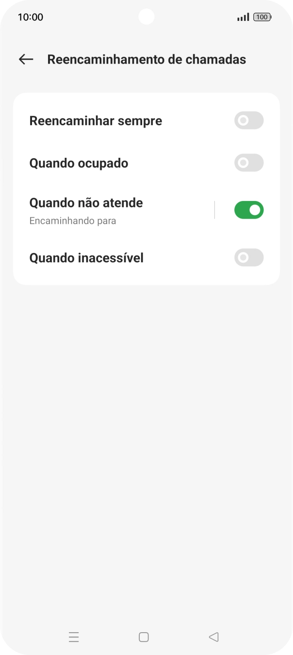 Prima a tecla de início para terminar e voltar ao ecrã inicial.