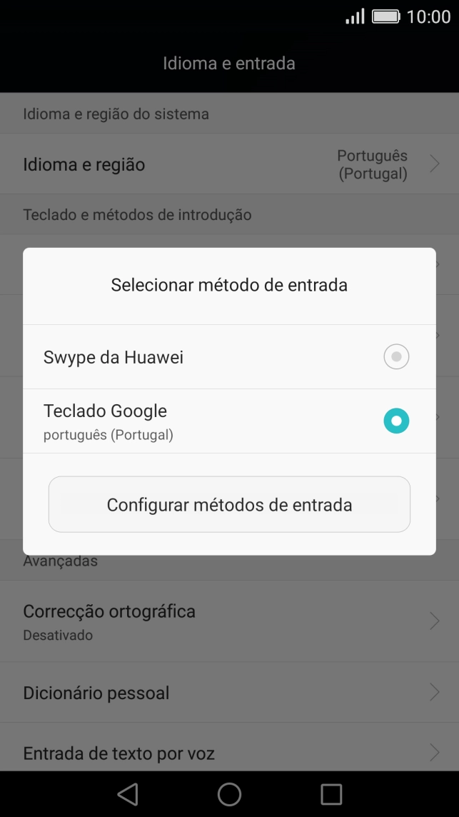 Prima Teclado Google.