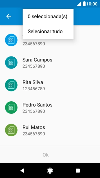 Prima Selecionar tudo.