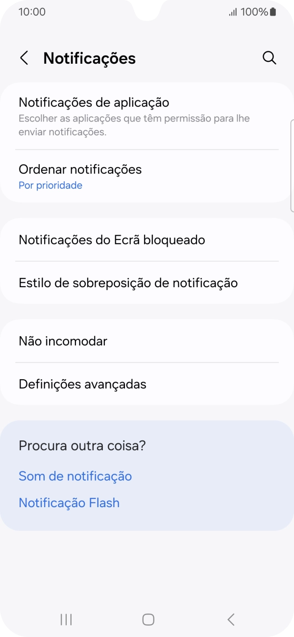 Prima Notificações de aplicação.
