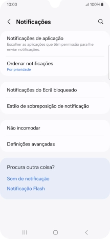 Prima Notificações de aplicação.