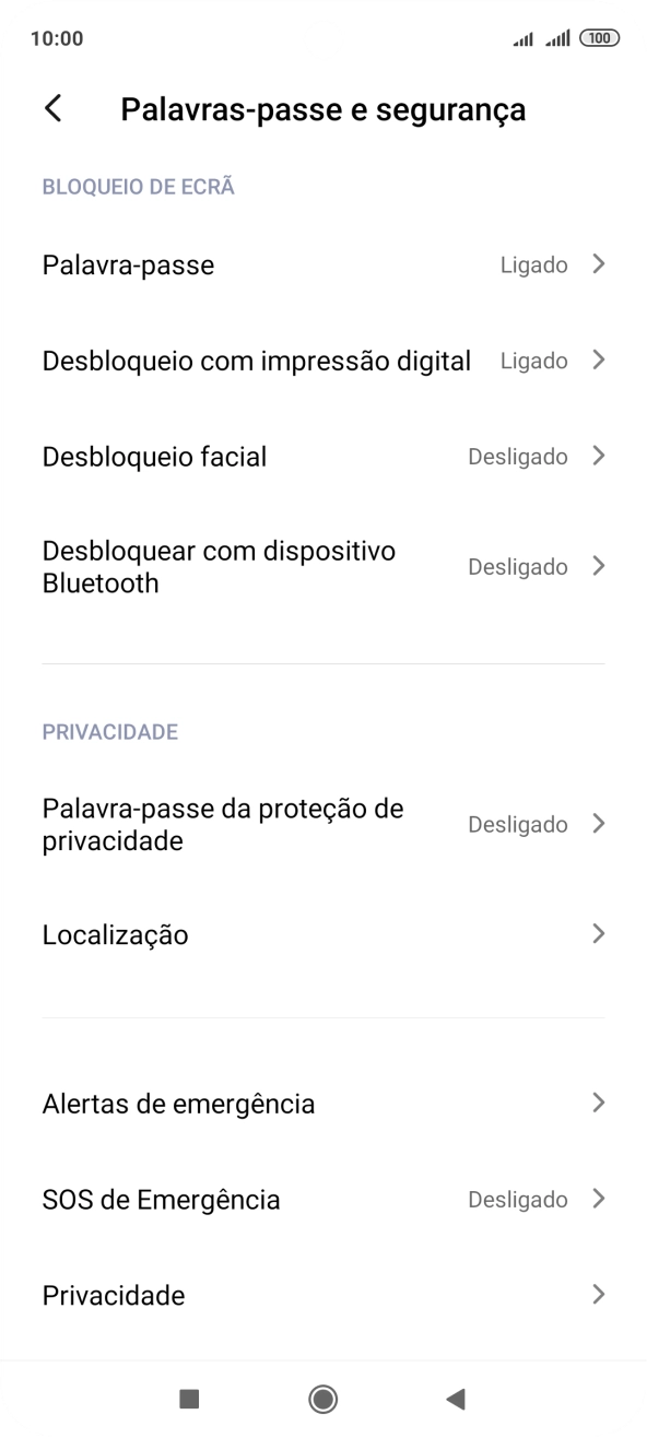 Prima Palavra-passe.