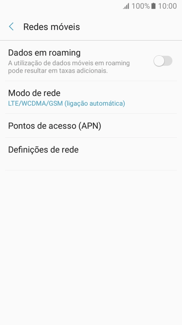 Prima Pontos de acesso (APN).