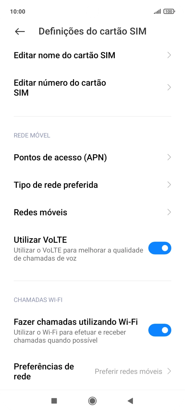 Prima Pontos de acesso (APN).