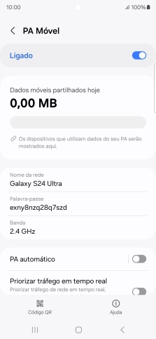 Prima a tecla de início para terminar e voltar ao ecrã inicial.