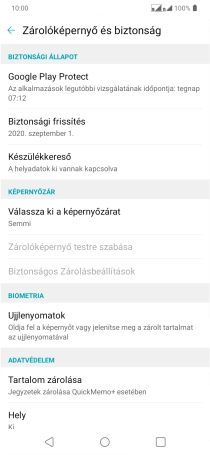 A befejezéshez, és ahhoz, hogy visszatérhess a főképernyőhöz, nyomd meg a főgombot.