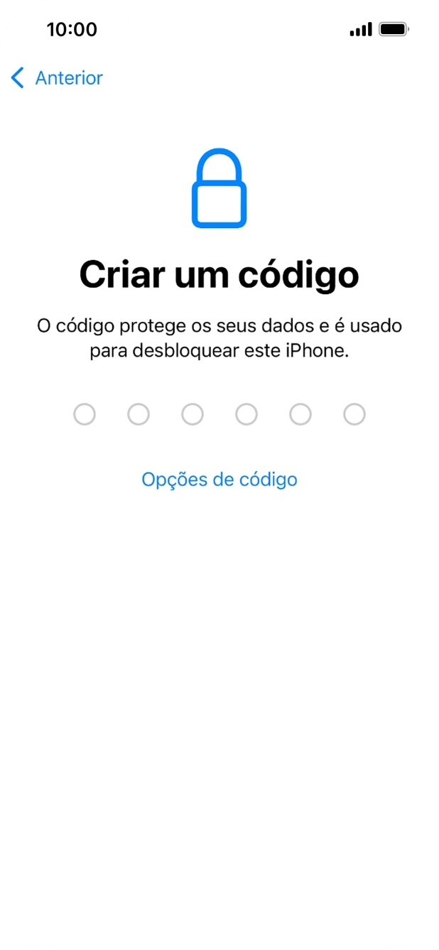 Prima Opções de código.
