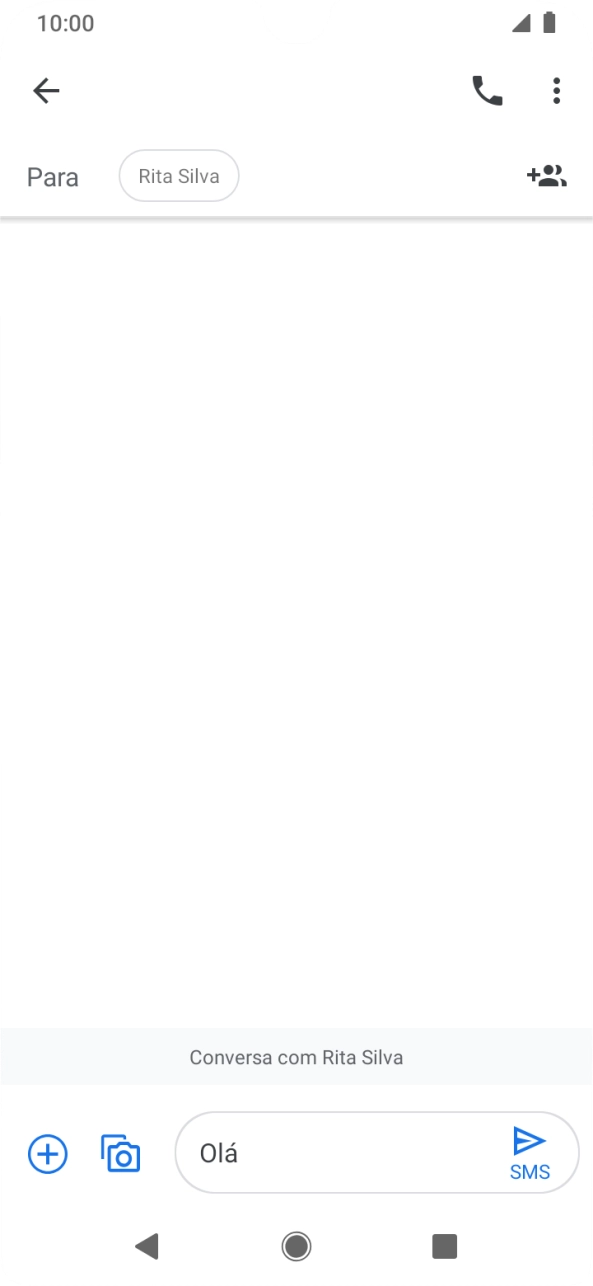 Prima o ícone de câmara.