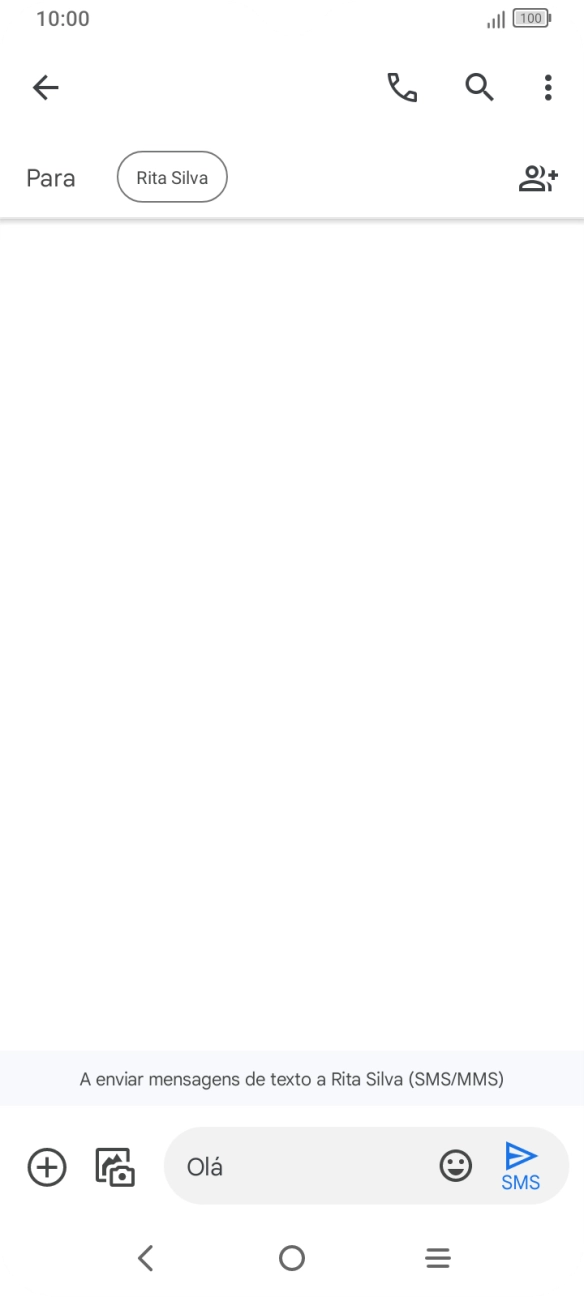 Prima o ícone de câmara.