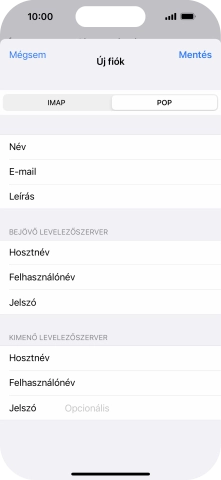 Kattints a Jelszó mezőre, és írd be az e-mail-fiókodhoz tartozó jelszót.