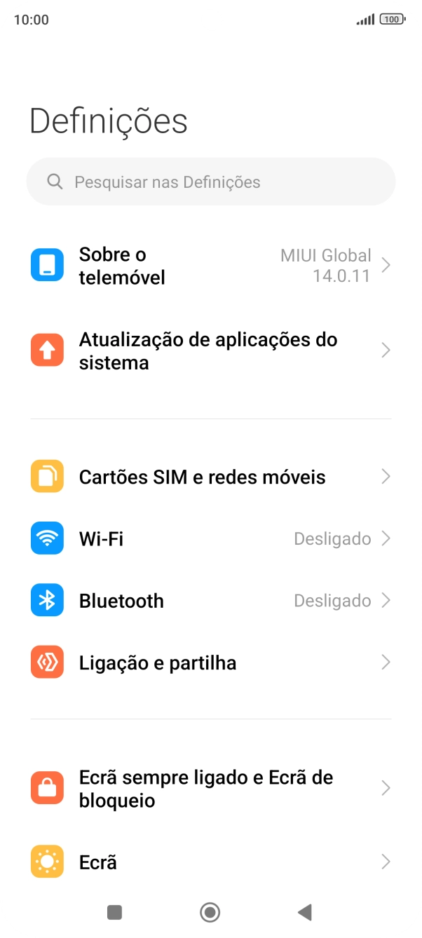 Prima Sobre o telemóvel.